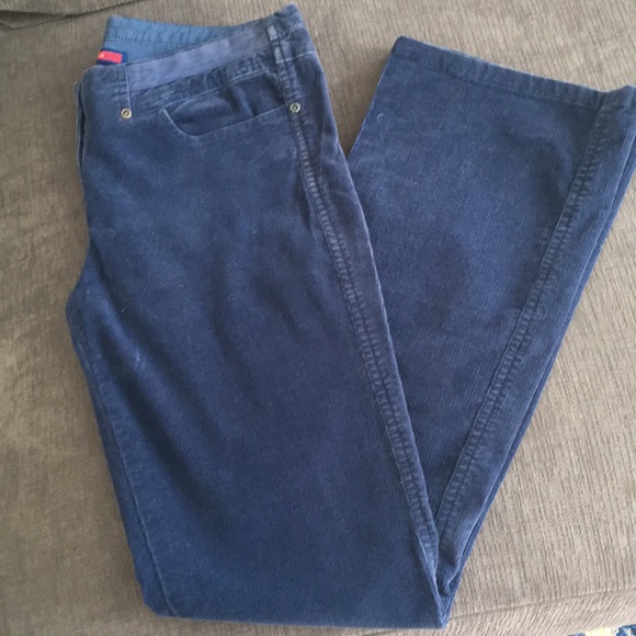 Navy blue corduroy jeans - Picture 2 of 6